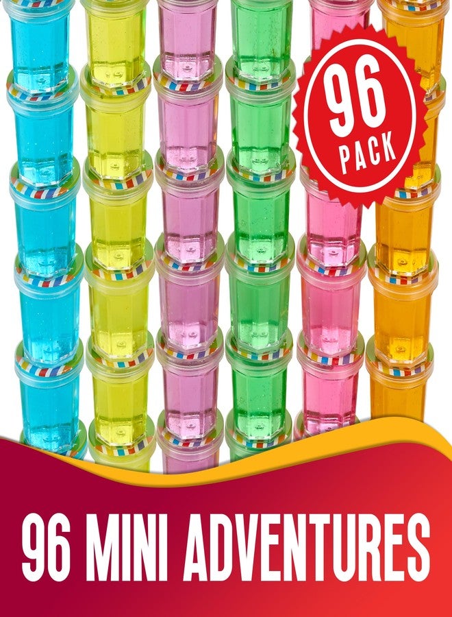 Playbees معجون بلايبيز الصغير مع بريق - عبوة من 96 قطعة بألوان نيون - لعبة تعليمية لتخفيف التوتر - لتخفيف التوتر، هدايا الحفلات - Image 5